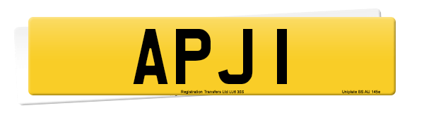 Registration number APJ 1